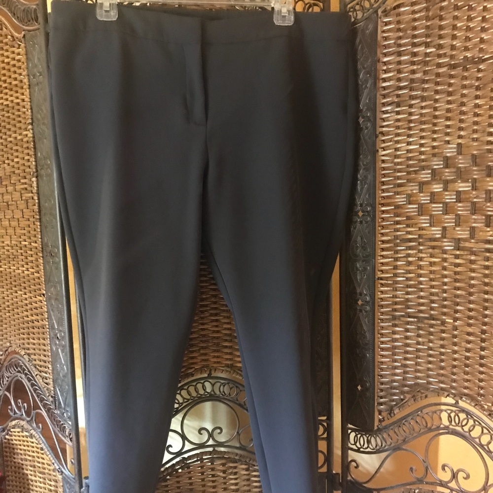 Gray Ankle Pants